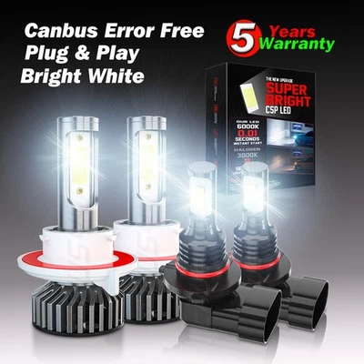 Faro LED + bombillas antiniebla + luces intermitentes delanteras para Chevrolet HHR 2006-2011 Foto 1 de 4