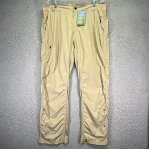 Exofficio Pants Mens 36 Beige Bugs Away Sandfly Chino Stretch Hiking Outdoors - Picture 1 of 9