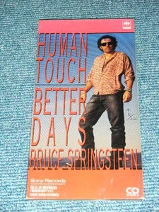 BRUCE SPRINGSTEEN Japan Only 1992 Tall 3" CD Single HUMAN TOUCH - Imagen 1 de 5