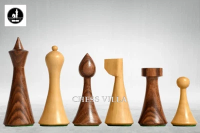 Hermann Ohme Minimalist Series Chess Pieces Only Set- Weighted Golden Rosewood - Image 1 of 4