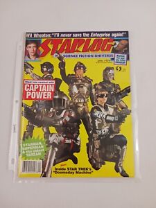Starlog Magazine #129 April 1988/ Wil Wheaton, Captain Power