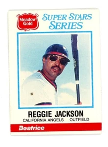 1986 Meadow Gold Reggie Jackson Hof Don Mattingly Angels Yankees Panel Angebot - Bild 1 von 4
