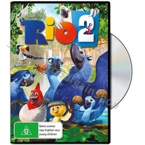 Rio 2 (DVD, 2014) PAL Region 4 (Anne Hathaway, Jesse Eisenberg, Jamie Foxx) NEW - Picture 1 of 5