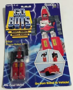 1983 Go Bots *FITOR* ENEMY ROBOT JET (03) Sealed On Card NEW Vintage Tonka 7200 - Picture 1 of 2