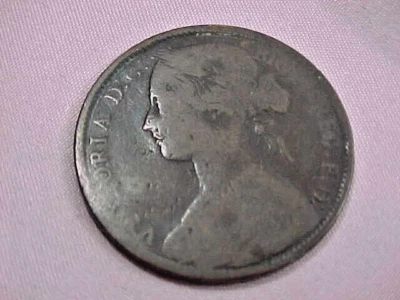 1862 Reino Unido um centavo - Imagem 1 de 2