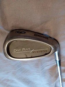 Spalding 9 Iron Dot Plus Oversize Single RH Regular Stainless 35.75" Nice Grip - Picture 1 of 7