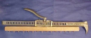 Vintage Wood Cast Iron The Cady Carpet Stretcher Patent 1892 - Picture 1 of 6