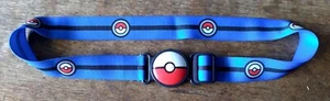 Pokémon Clip N Go 2018 cinturón azul niños cinturón de Pokémon juguete cosplay 11"" a 19"" ex-Nm - Imagen 1 de 7