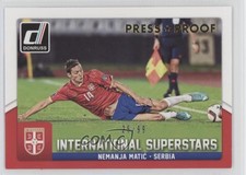 2015 Panini Donruss International Superstars Press Proof Gold /99 Nemanja Matic