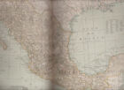 Mexico Century Atlas 1897 Antique Map #64 11 3/4 x 16