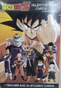 Dragonball Z Children’s 34 Valentines Card Collectible Year 2000 - NEW Sealed - Picture 1 of 2