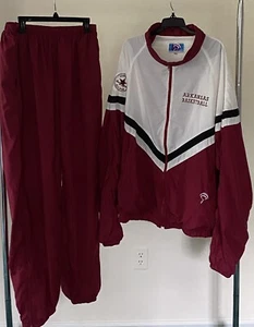Traje de sudor para hombre Arkansas Razorbacks equipo de baloncesto rojo Converse talla XXL - Imagen 1 de 12
