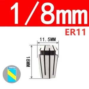 ER11 1/8 Spring Collet Chuck Tool Bit Holder for Milling Lathe Chuck ER11-1/8 - Picture 1 of 1