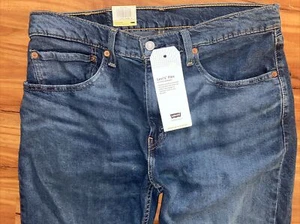 LEVI'S PREMIUM 512 SLIM TAPER JEANS SCHWARZ MIT STRETCH HERREN NEU MIT ETIKETT 34 x 34 Verwaschen - Bild 1 von 7