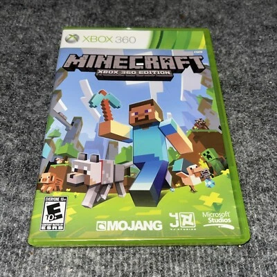 MINECRAFT XBOX 360 EDITION MICROSOFT XBOX 360 AUTHENTIC TESTED - Image 1 of 4