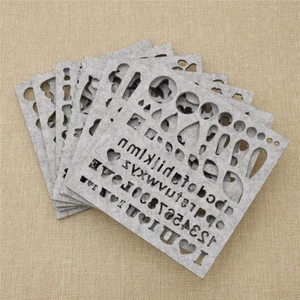 Needle Felting Stencil Shaping Template DIY Scrapbooking Toy Accessory Making - Picture 1 of 12