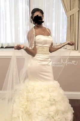 Vestido de novia Winnie Couture talla 12, conservado, ligeramente usado Foto 1 de 4