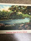 Vintage Postcard Texas Evant Greetings 1945 Posted