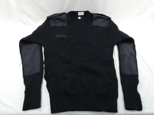 NEW JIMMIE MUSCATELLO'S COMMANDO CREW NECK SWEATER 100% WOOL SIZE 5XL DARK NAVY - Picture 1 of 5