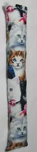Handmade Cat Toy Cotton Fabric with Real Catnip and Stuffing approx. 13" x 2" - Picture 1 of 79