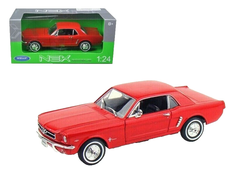 WELLY 1964 1/2 FORD MUSTANG CUPÉ 1/24 COCHE FUNDIDO A PRESIÓN 22451 Foto 1 de 1