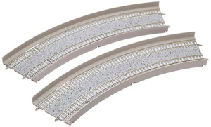 TOMIX N gauge double track curve rail DC391 354-45 F 2 Pieces set 1882 Model Rai - Picture 1 of 1