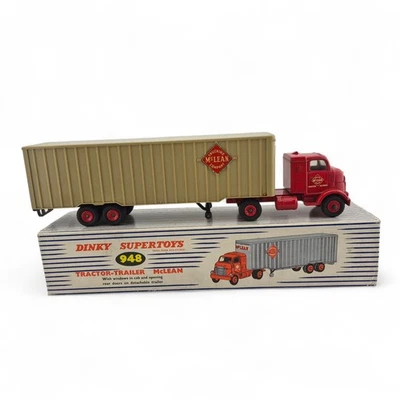 Vintage Dinky Toys Supertoys Tractor Trailer McLean No. 948 In Original Box Die  - Image 1 of 4