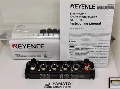 KEYENCE NQ-EP4L Module 4-Port Ethernet Compatible IO Link Master New Japan - Image 1 of 4