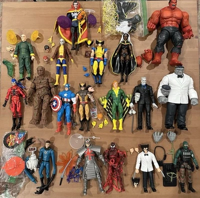 Lote de 18 Leyendas Marvel, X-Men, Hulk Rojo, Wolverine, 97 Tormenta Foto 1 de 4