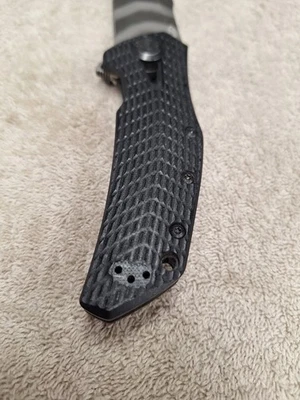 Zero Tolerance 0308BLKTS 3.75 inch CPM-20CV - Tiger Stripe Blade - Image 1 of 4