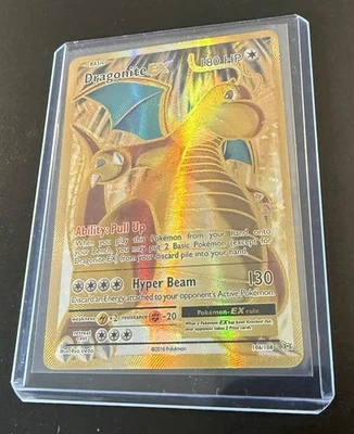 Tarjeta Dragonite EX 106/108 Pokémon Evoluciones Ultra Rara Arte Completo DAÑADA Foto 1 de 4