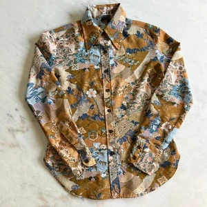 VINTAGE San Francisco Shirt Works Floral Button Down Shirt Women's XS - Picture 1 of 8