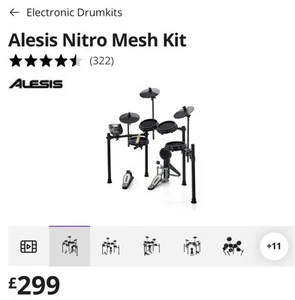 Alesis Drum Kit Professional Quality, E Drum Set; New - Picture 1 of 5