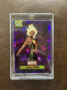 2024 Topps Marvel Chrome Sapphire #27 Jean Grigio /15 - Foto 1 di 2