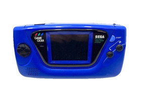 Upgraded Sega Game Gear Handheld Video Game Console Blue 2110 (New Caps)