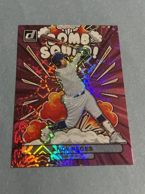 2023 Donruss - Andy Pages #BS6 Bomb Squad Pink Fireworks - Image 1 of 2