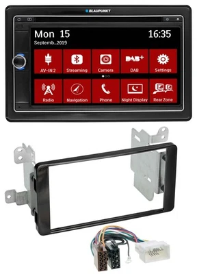 Blaupunkt Bluetooth DAB 2DIN USB DVD MP3 Autoradio für Mitsubishi Outlander ab 2 - Bild 1 von 4