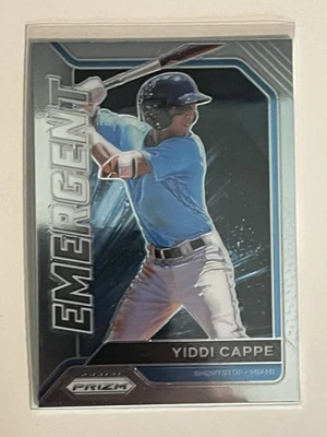 2021 Panini Prizm - Emergent Yiddi Cappe #EM7 (RC) - Image 1 of 2