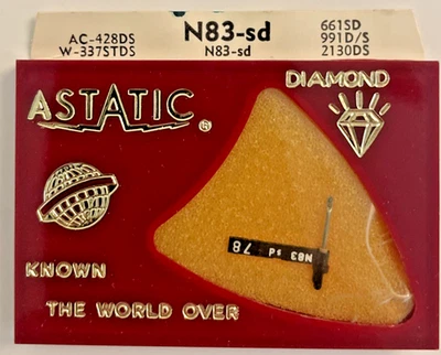 Astatic N83-sd for 170-DS73 for Astatic 165D 353 355 355D Cartridges - Image 1 of 3