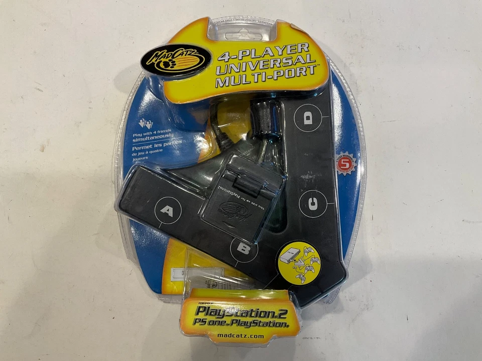 NEW MadCatz 4-Player Universal Multi-Port System for PS1 PS2 And One NOS - Image 1 of 4