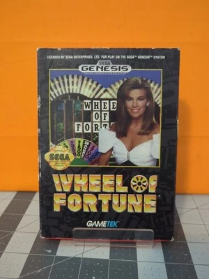 Wheel of Fortune (Sega Genesis, 1992) Complete CIB Cardboard box tested - Image 1 of 4