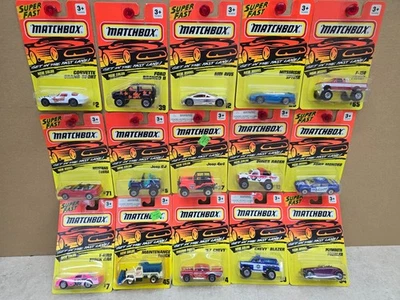 Matchbox Superfast Lot Of 15 MIP from 1994 - Image 1 of 2