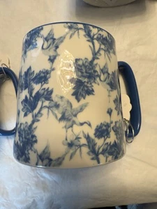 Bella Blue Floral Birds Coffee Mug 10 Strawberry Street 14 oz Ceramic -New - Picture 1 of 5