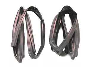 1977-1990 Chevrolet Caprice Impala 2 dr coupe door window channel seals, pair - Foto 1 di 3