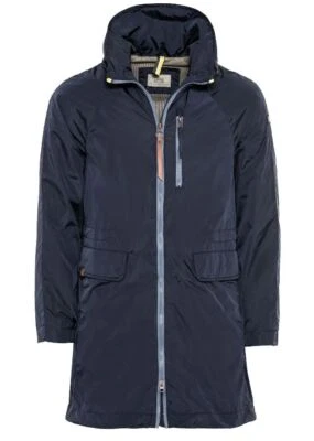 CAMEL ACTIVE Damen Jacke Regenjacke Regenmantel Kapuze blau Gr 36 38 40 42 NEU - Bild 1 von 4