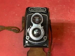 Vintage Minolta Autocord Seikosha MX Medium Format Film Camera w/ Case UNTESTED - Picture 1 of 8