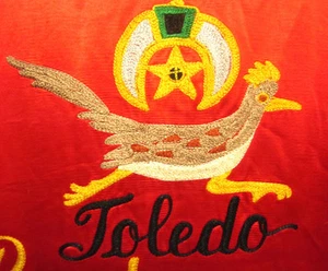 TOLEDO ROADRUNNERS Zenobia vtg 1970s snaps nylon jacket lrg OHIO jogging TRRC  - Picture 1 of 1