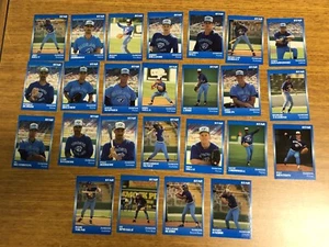 1989 DUNEDIN BLUE JAYS TORONTO STAR TEAM SET OF 25 CARDS NICE LOT OF ROOKIES - Picture 1 of 10