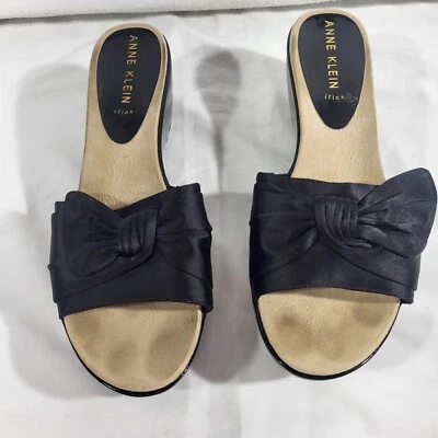 Anne Klein Women's Slide Sandal Black Size 10M - image 1 of 4