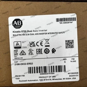New Sealed Allen Bradley 2198-D032-ERS3 Kinetix 5700 Ser C Dual Axis Module - Picture 1 of 1